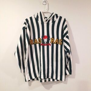 Retro 90's "Rad Rag" Hoooded Long Sleeve Streetwear